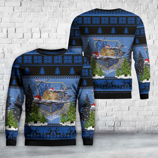 Mississippi Air National Guard 172nd Airlift Wing Boeing C-17 Globemaster III Christmas Sweater