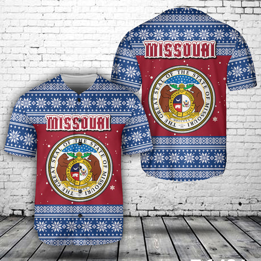 Missouri Merry Christmas Baseball Jerseys