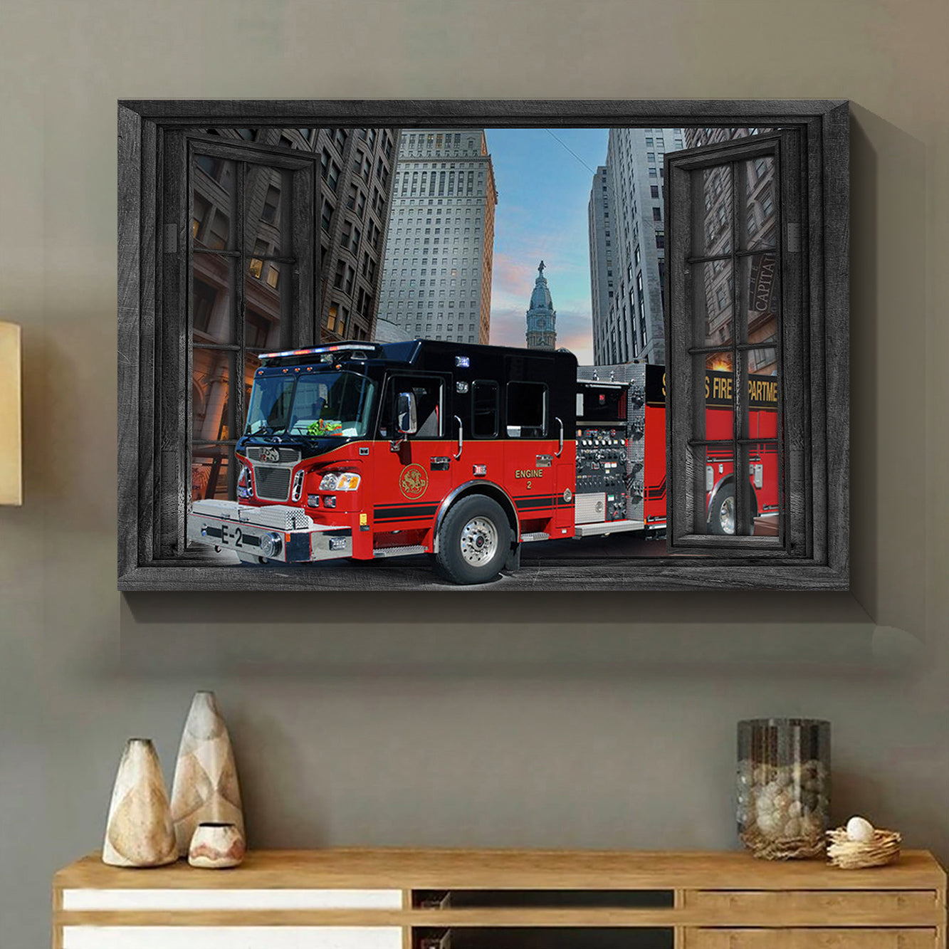 Missouri St. Louis Fire Department Canvas