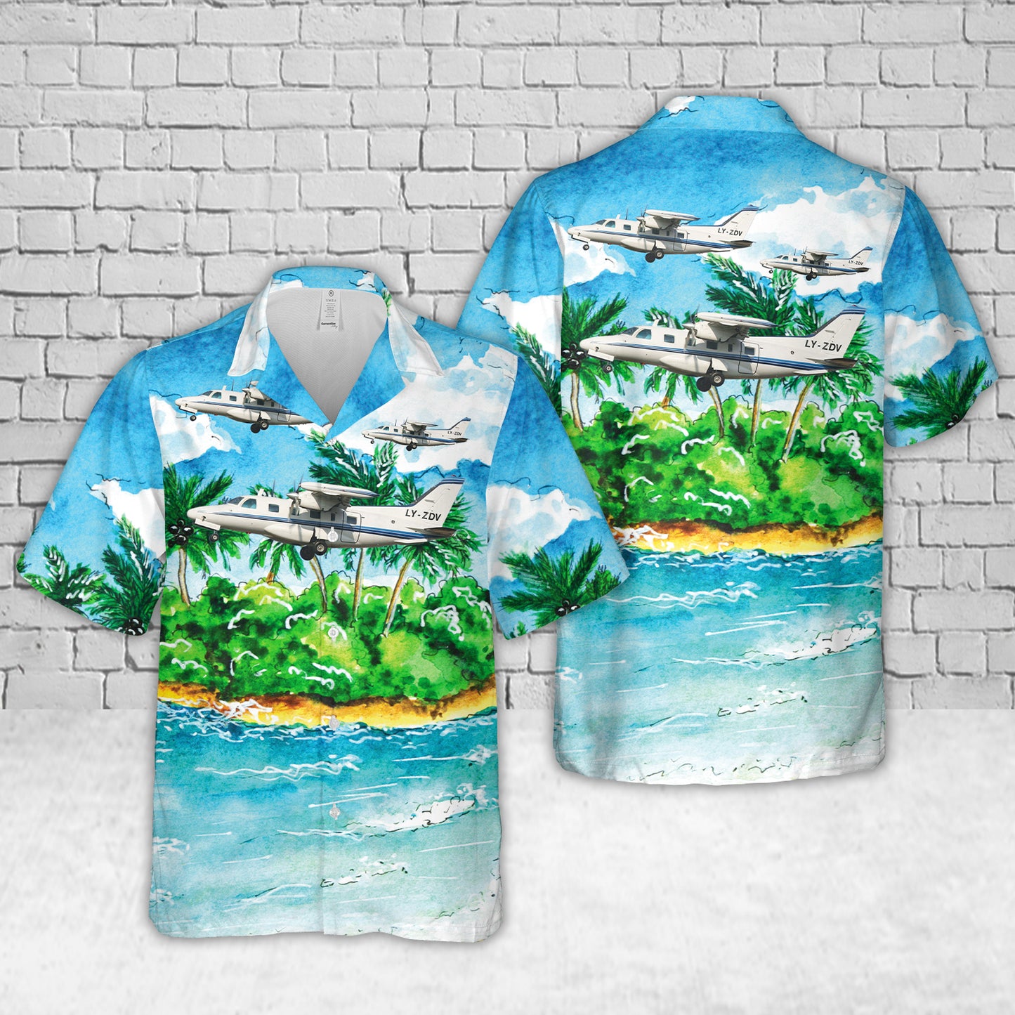 Mitsubishi MU-2 Hawaiian Shirt