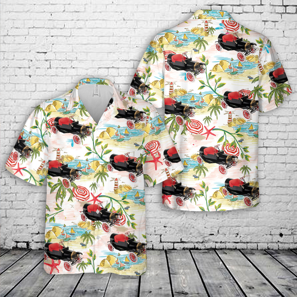Model "T" Shriners Parade Car Hawaiian Shirt