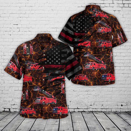 Monarch Fire Protection District (Chesterfield, Missouri) Hawaiian Shirt