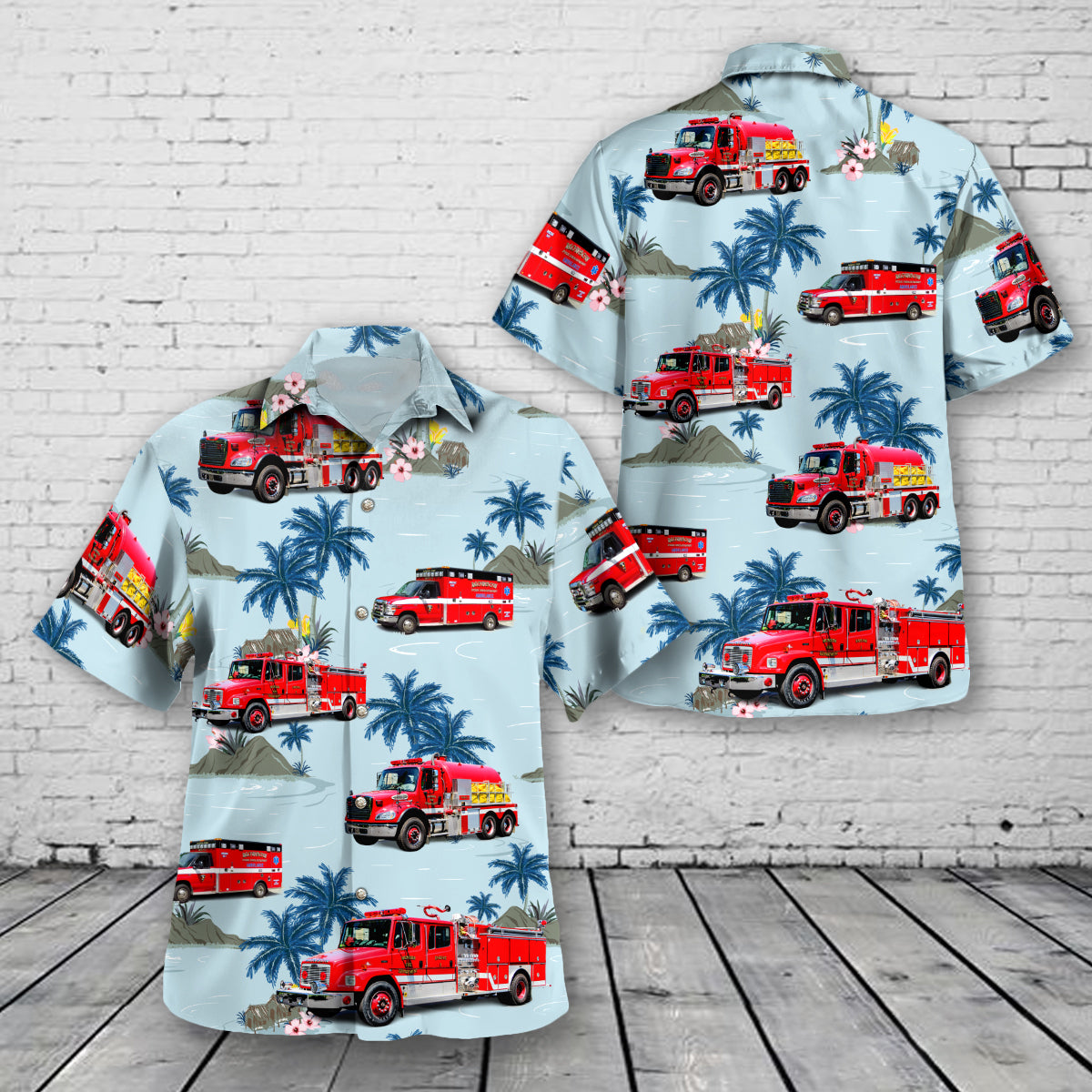 Monson, Massachusetts, Monson Fire Department Hawaiian Shirt