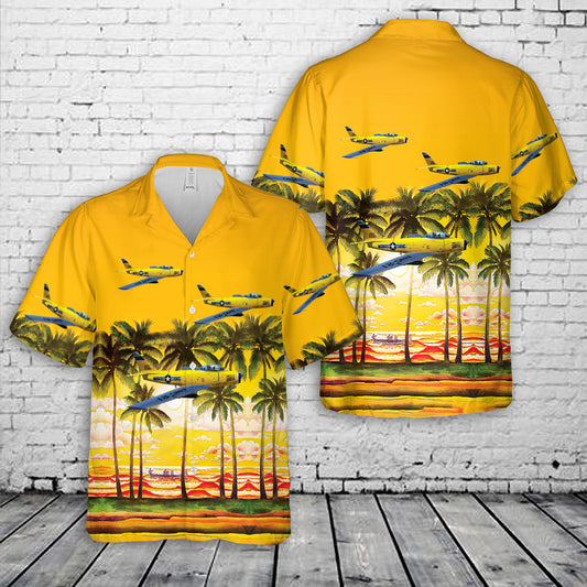 Montana Air National Guard F-86F Hawaiian Shirt