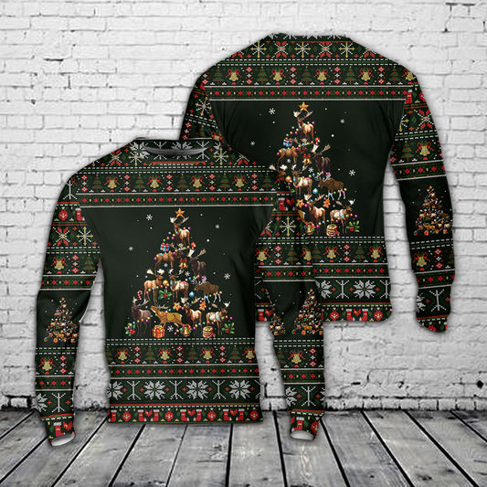 Moose Christmas Sweater