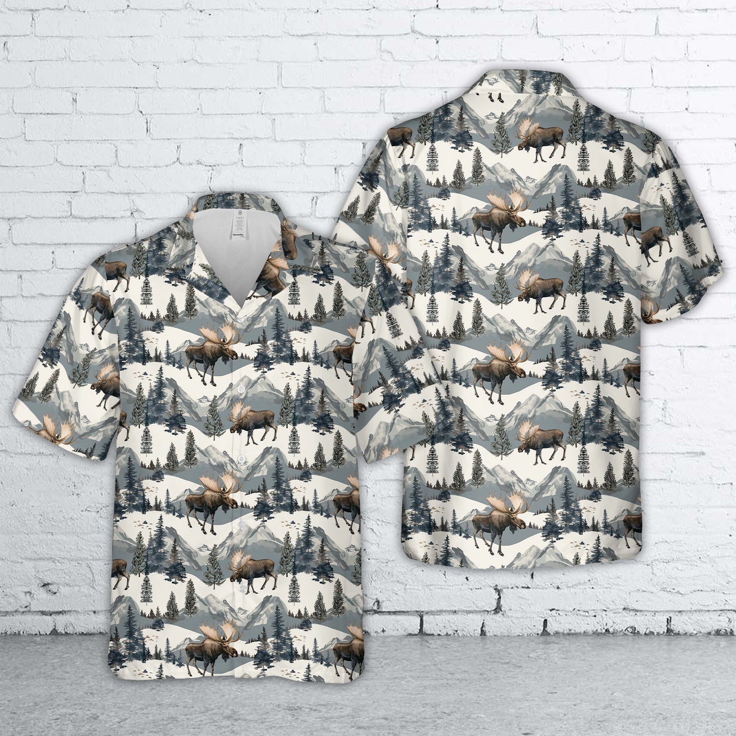 Moose Hawaiian Shirt