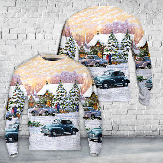Morris Minor 1948 Christmas AOP Sweater