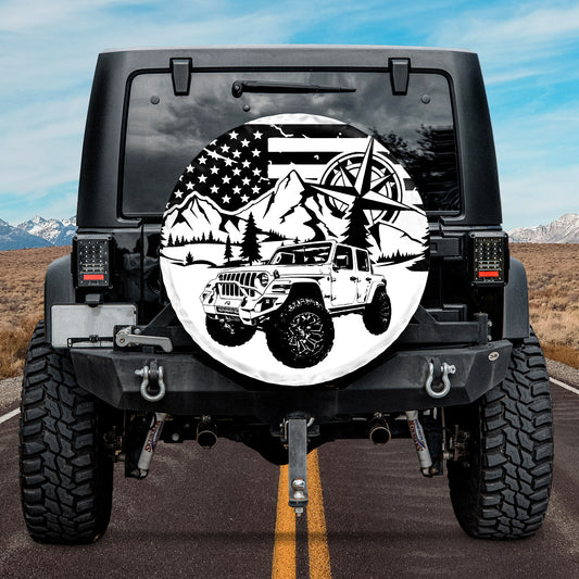 Mountain Compass Spare Tire Cover
