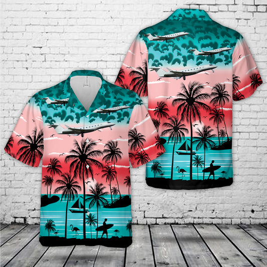 N650RH Gulfstream G650 (6154) Hawaiian Shirt