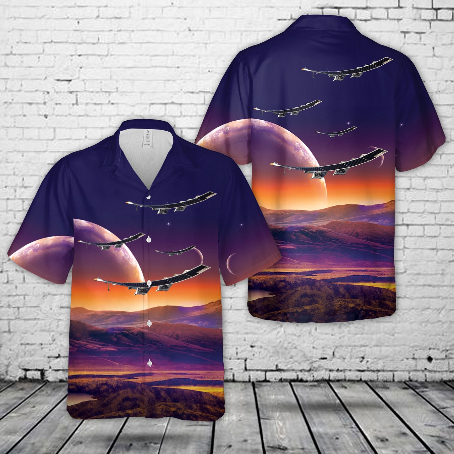 NASA AeroVironment Pathfinder Hawaiian Shirt