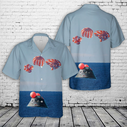 NASA Artemis II Splashdown Hawaiian Shirt