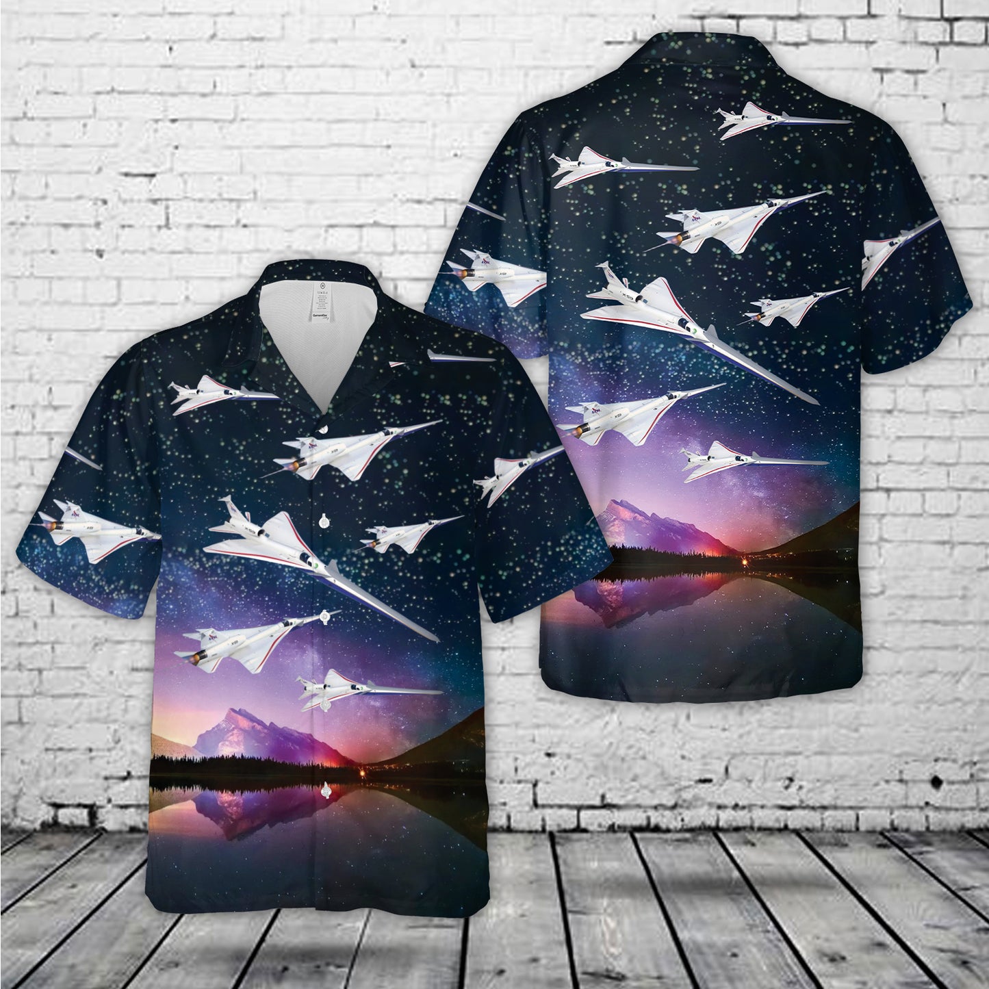 NASA X-59 Aircraft Hawaiian Shirt