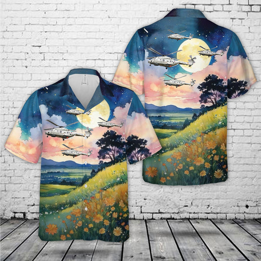 NH90-NFH N-277 ROYAL NETHERLANDS NAVY Hawaiian Shirt