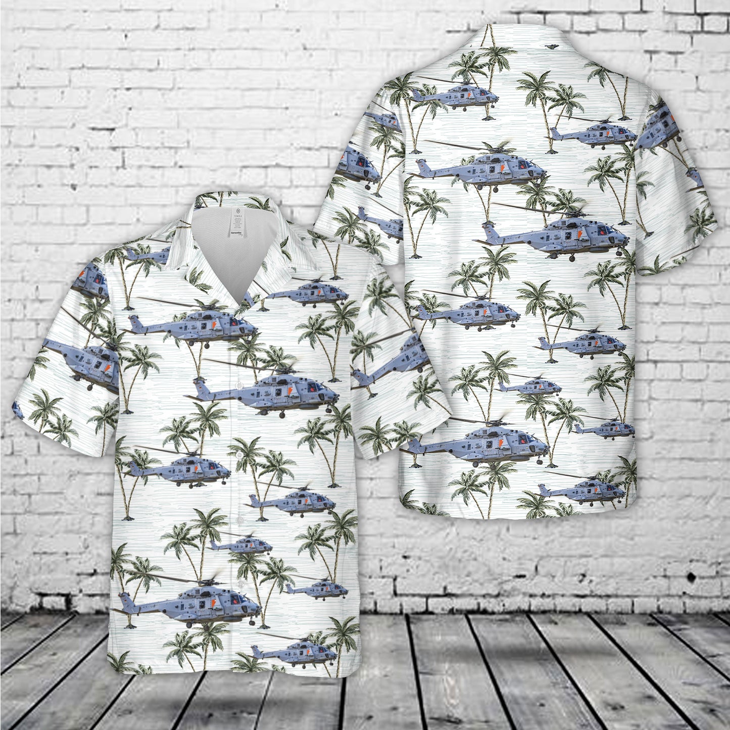 NH90 'Sea Tiger' ASW helicopter of the German Navy Hawaiian Shirt