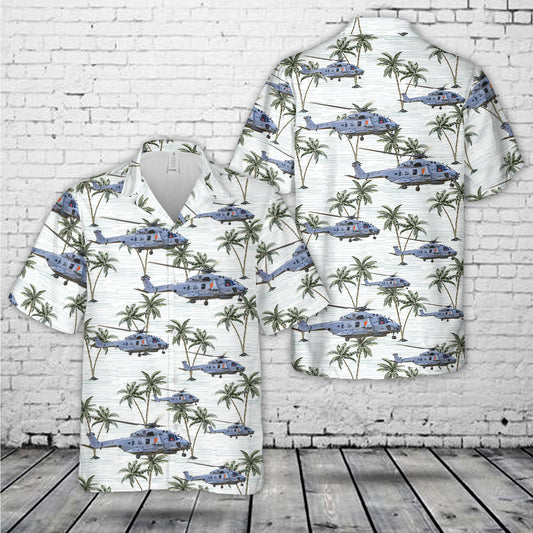 NH90 'Sea Tiger' ASW helicopter of the German Navy Hawaiian Shirt