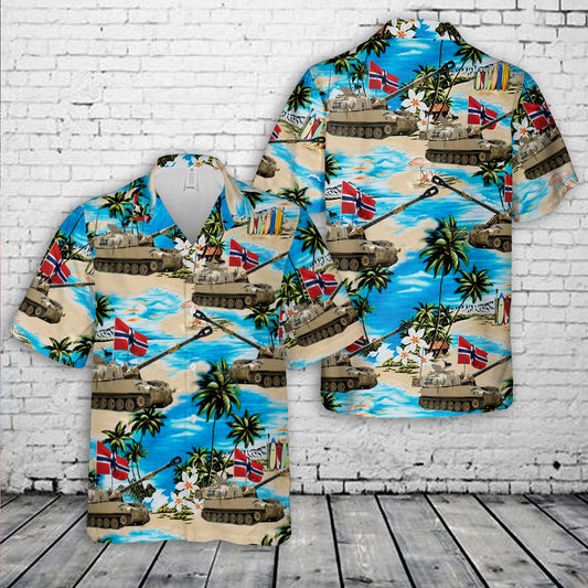 Norwegian Army M109A3GN Hawaiian Shirt
