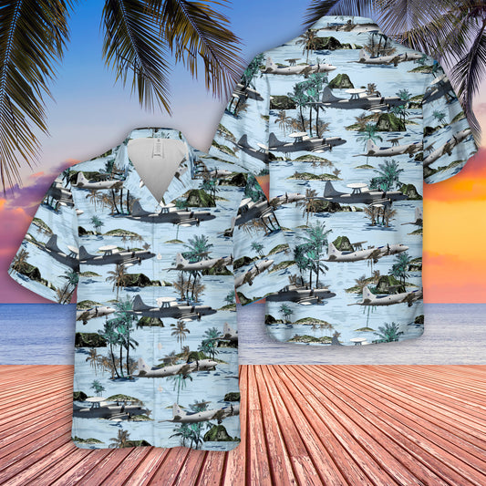 U.S. Department of Homeland Security P-3AEW&C Hawaiian Shirt