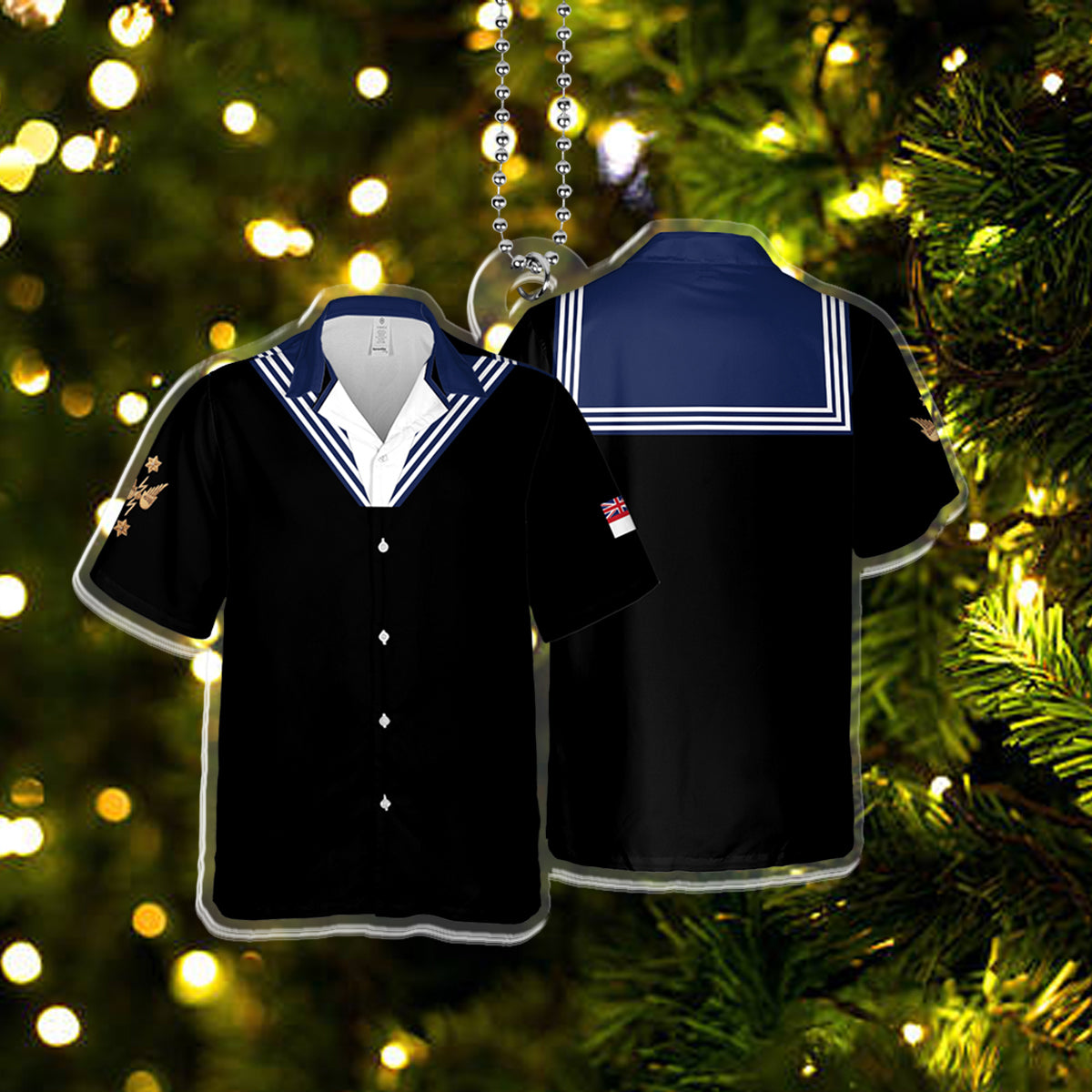 Royal Navy Submarine Service Uniform Christmas Ornament