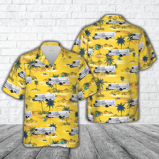 NYC Correction Department Inmate Transportation Bus, South Bronx, New York City Hawaiian Shirt