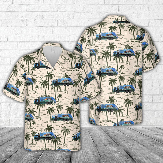 NYC Department of Sanitation “Trucks of Art” Hawaiian Shirt
