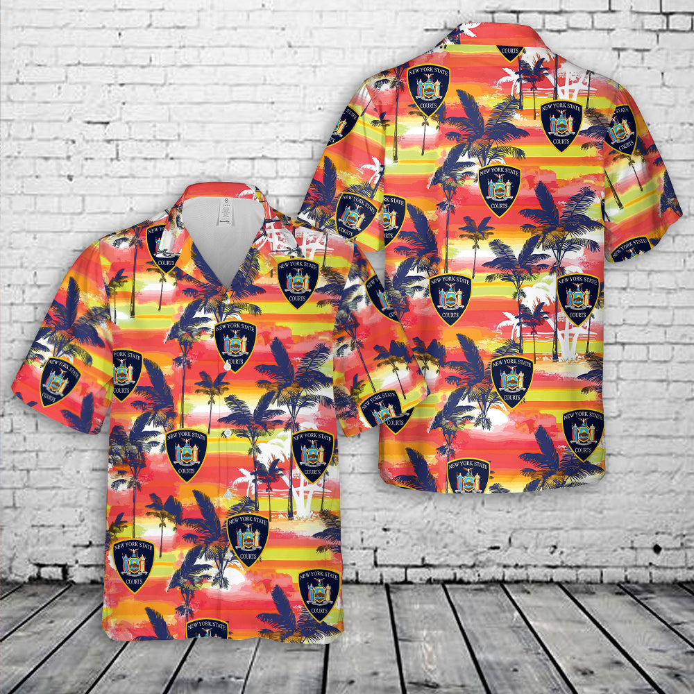NYS Court Officer Hawaiian Shirt