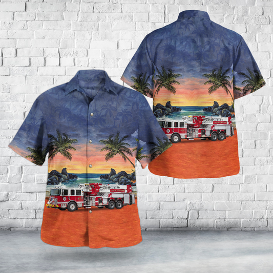 Nanticoke, Pennsylvania, Nanticoke City Fire Department Hawaiian Shirt