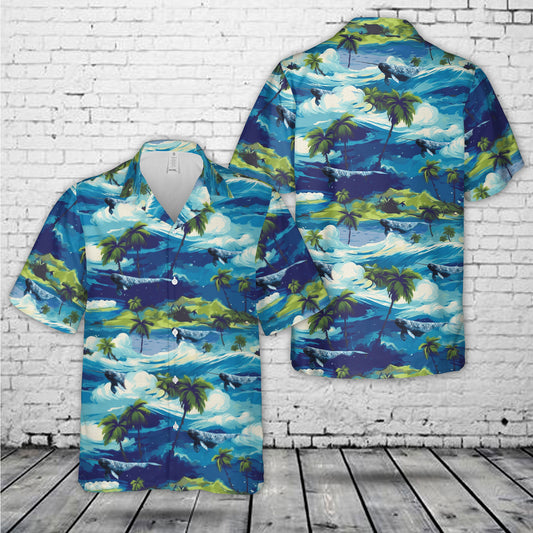 Narwhal Hawaiian Shirt