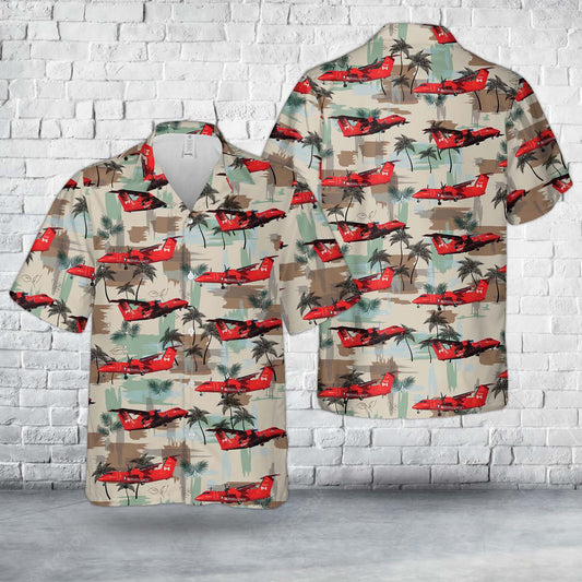 National Aerial Surveillance Program with Transport Canada Dash 8-100 Hawaiian Shirt
