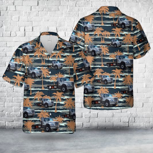 National Grid Flatbed Truck - Freightliner M2 112 Hawaiian Shirt