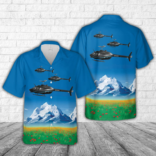 National Test Pilot School OH-58C Hawaiian Shirt