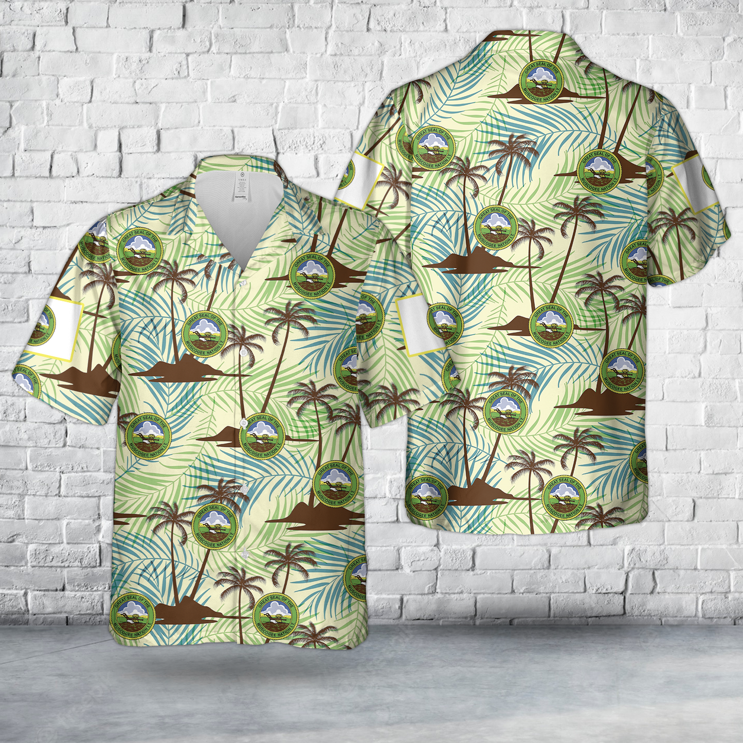 Native American Muscogee Hawaiian Shirt