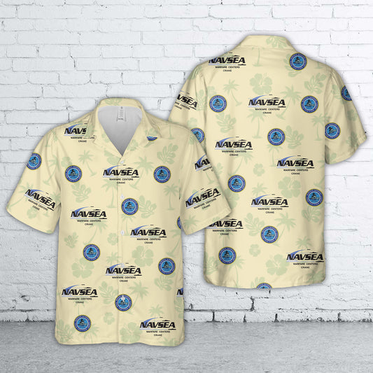 Naval Surface Warfare Center Crane Division Hawaiian Shirt