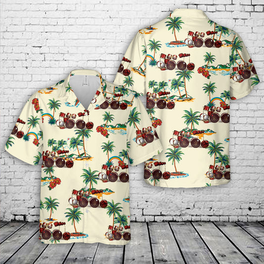 Neil Peart Tama Superstar drum kit Hawaiian Shirt