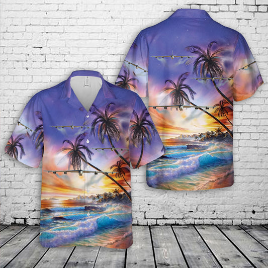 New B-52G Model Hawaiian Shirt