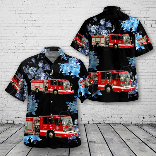New Orleans, Louisiana, Jefferson Parish Fire Department Hawaiian Shirt