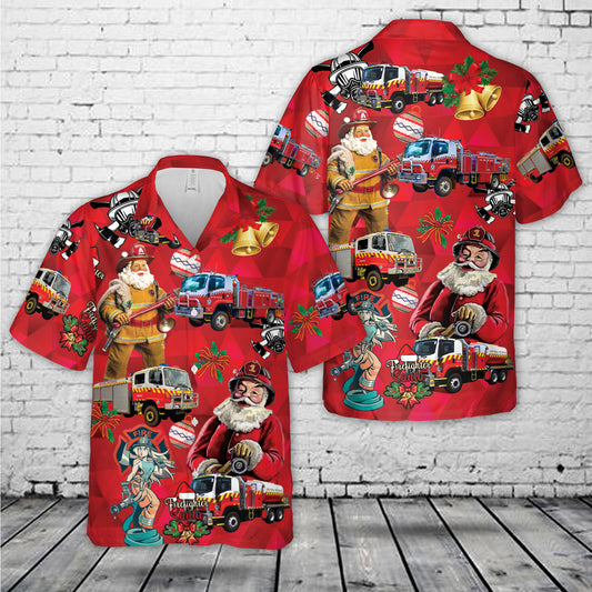 New South Wales Rural Fire Service (NSW RFS) Fleet Christmas Hawaiian Shirt