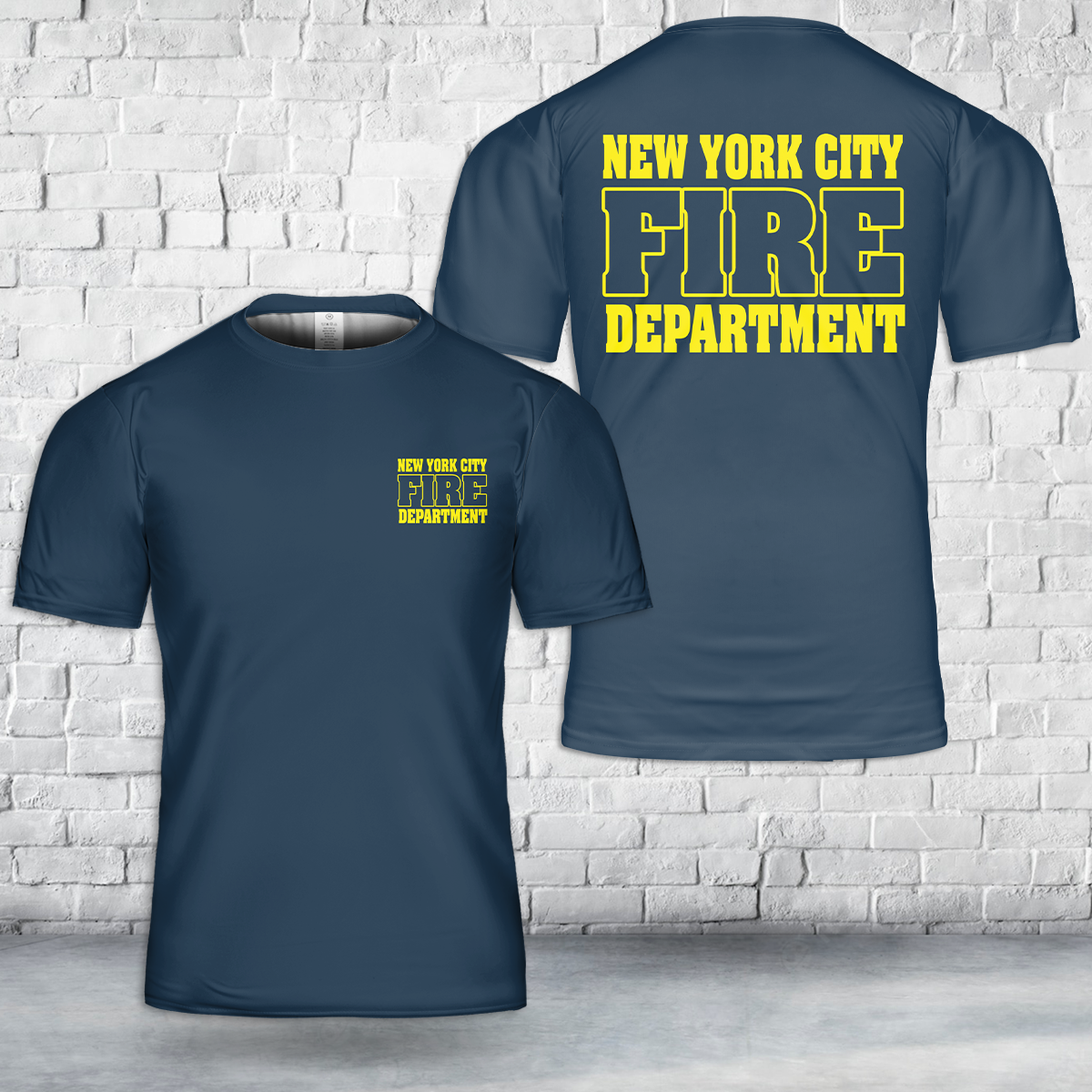 New York City Fire Department T-Shirt 3D