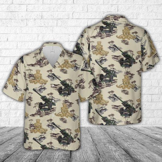 New Zealand Army Royal New Zealand Artillery (RNZA) Hawaiian Shirt