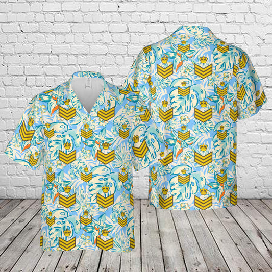 New Zealand Army Staff sergeant Rank Hawaiian Shirt