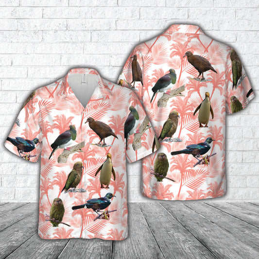 New Zealand Birds Hawaiian Shirt