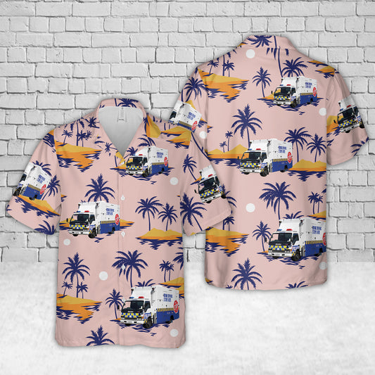 New Zealand Police Booze Bus Hawaiian Shirt