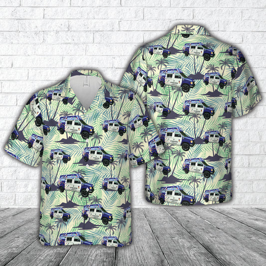 Norfolk, VA, Police Department Ice Cream Van Hawaiian Shirt