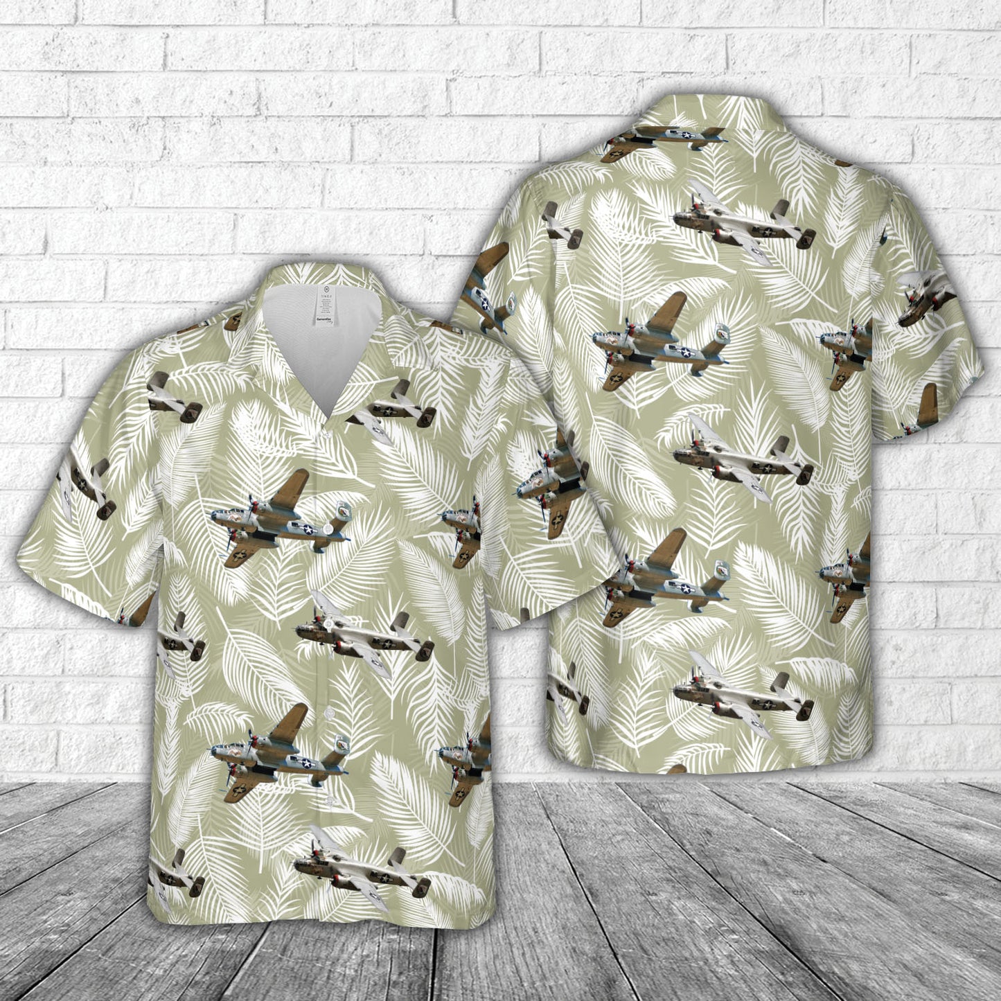 North American B-25J Mitchell 'In The Mood' WWII Hawaiian Shirt