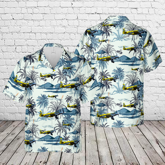 North American P-51D Mustang #38 "Precious Metal" Hawaiian Shirt
