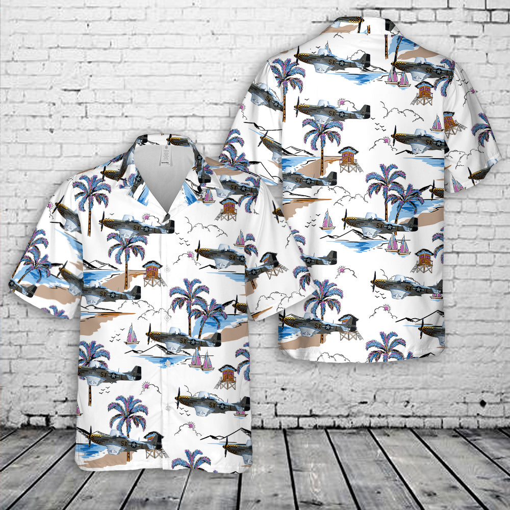 North American P-51D Mustang “Upupa Epops” Hawaiian Shirt