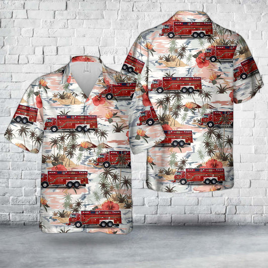 North Charleston, South Carolina, North Charleston Fire Department Rescue 202 Hawaiian Shirt