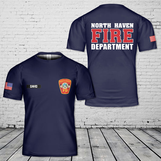 North Haven Fire Department, North Haven, Connecticut 3D T-Shirt