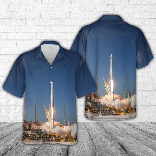 Northrop Grumman Antares rocket Antares NG-16 launch WFF-2021-055-016 Hawaiian Shirt