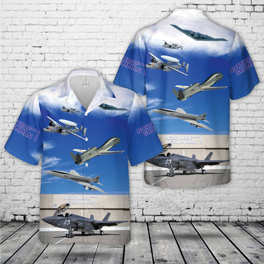 Northrop Grumman Hawaiian Shirt