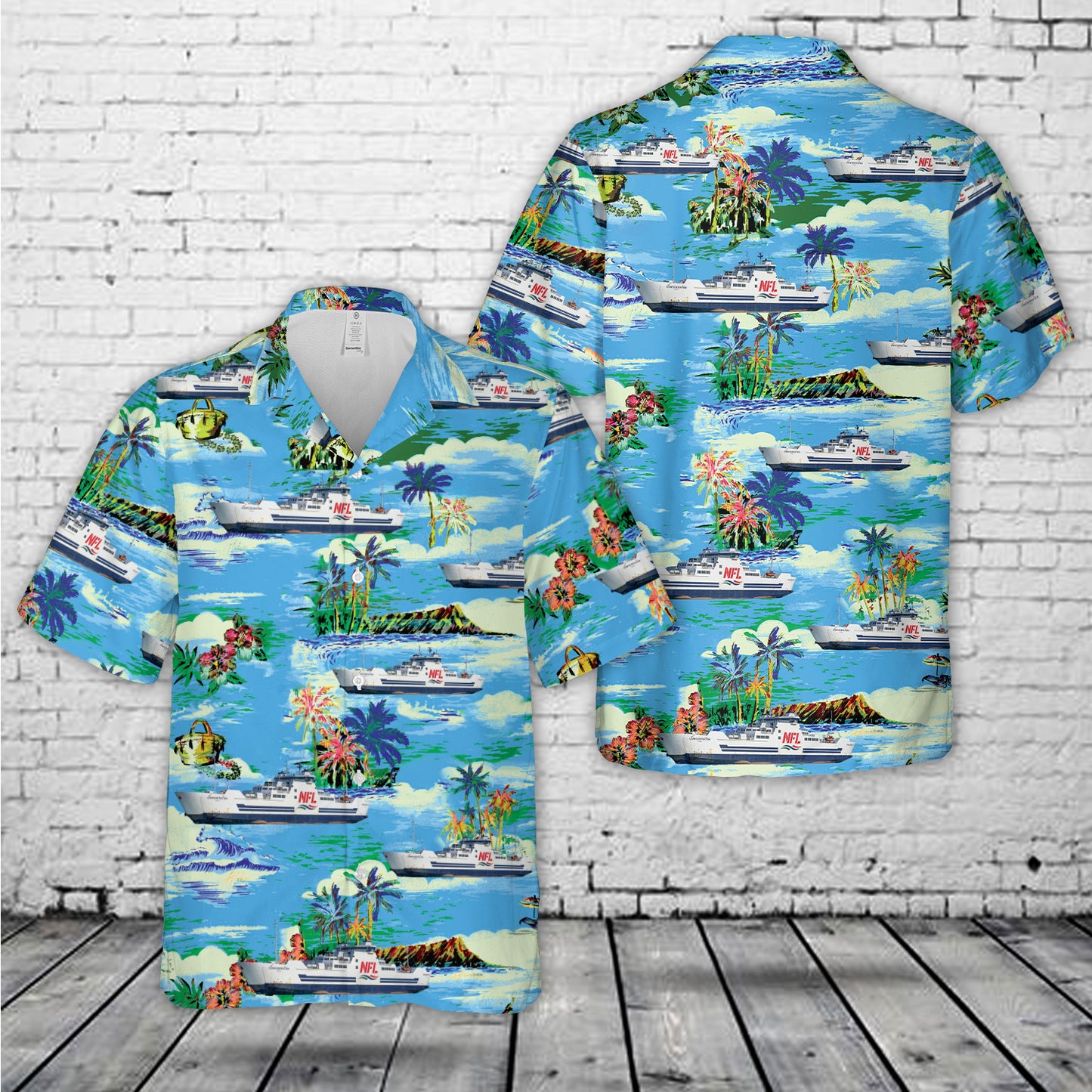 Northumberland Ferries Limited MV Confederation Hawaiian Shirt
